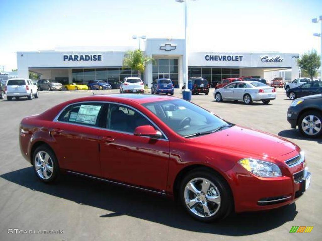 2010 Malibu LT Sedan - Red Jewel Tintcoat / Ebony photo #1