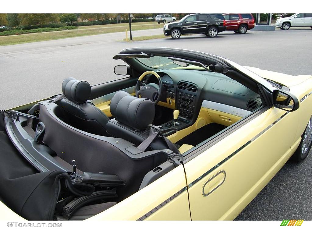 2002 Thunderbird Premium Roadster - Inspiration Yellow / Inspiration Yellow photo #12