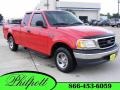 2000 Bright Red Ford F150 XL Extended Cab  photo #1