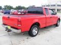 2000 Bright Red Ford F150 XL Extended Cab  photo #3