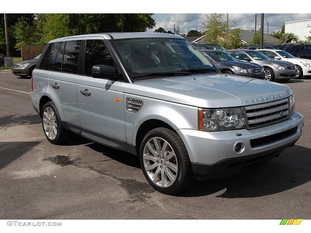 2006 Range Rover Sport Supercharged - Zambezi Silver Metallic / Ebony Black photo #1