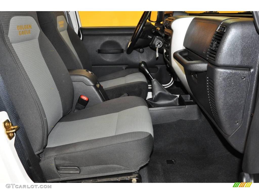 2006 Wrangler Sport 4x4 Golden Eagle - Stone White / Dark Slate Gray photo #15