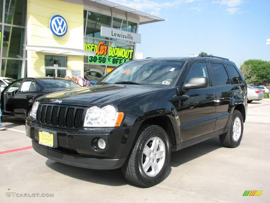 2007 Grand Cherokee Laredo - Black / Khaki photo #1