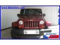 2008 Red Rock Crystal Pearl Jeep Wrangler Sahara 4x4  photo #2