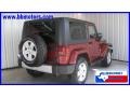 2008 Red Rock Crystal Pearl Jeep Wrangler Sahara 4x4  photo #3