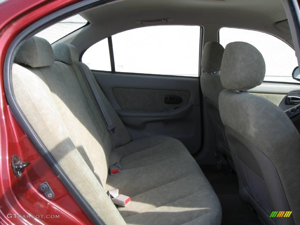 2003 Elantra GLS Sedan - Chianti Red / Beige photo #4
