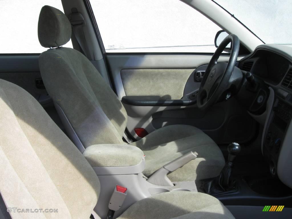 2003 Elantra GLS Sedan - Chianti Red / Beige photo #5
