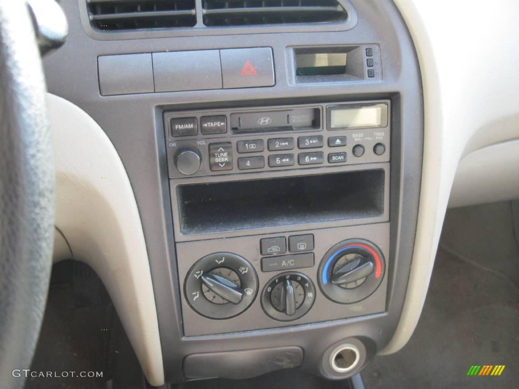 2003 Elantra GLS Sedan - Chianti Red / Beige photo #6