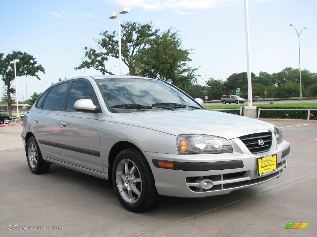 2005 Elantra GLS Hatchback - Sterling Metallic / Gray photo #7