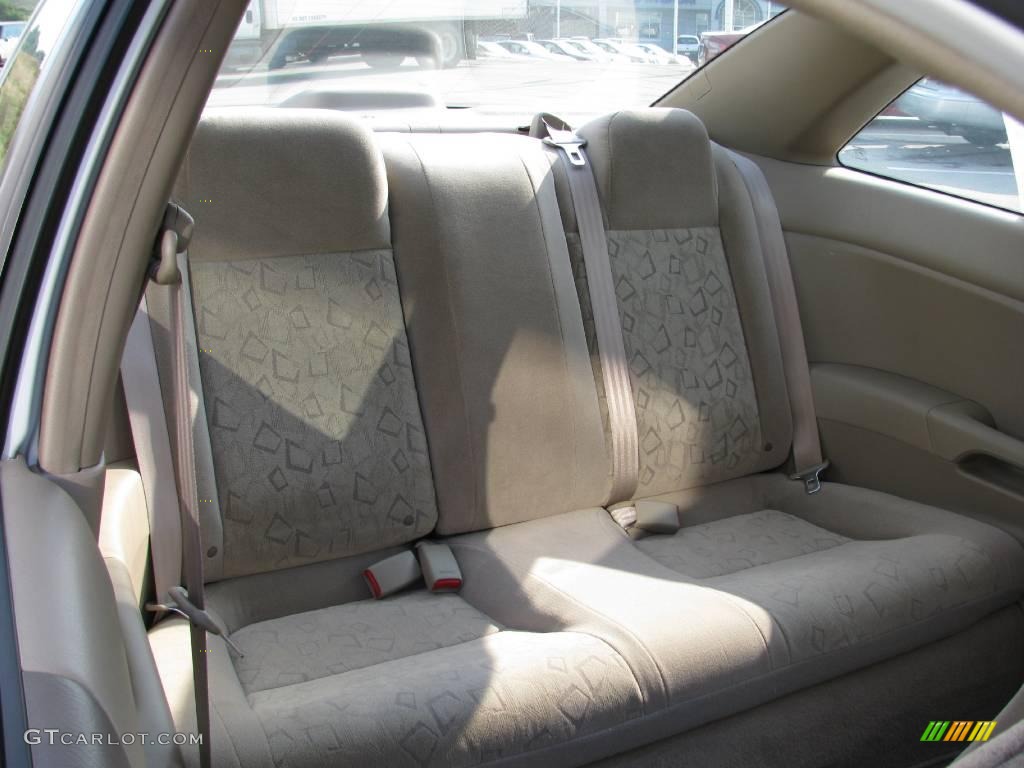 2001 Civic EX Coupe - Taffeta White / Beige photo #13