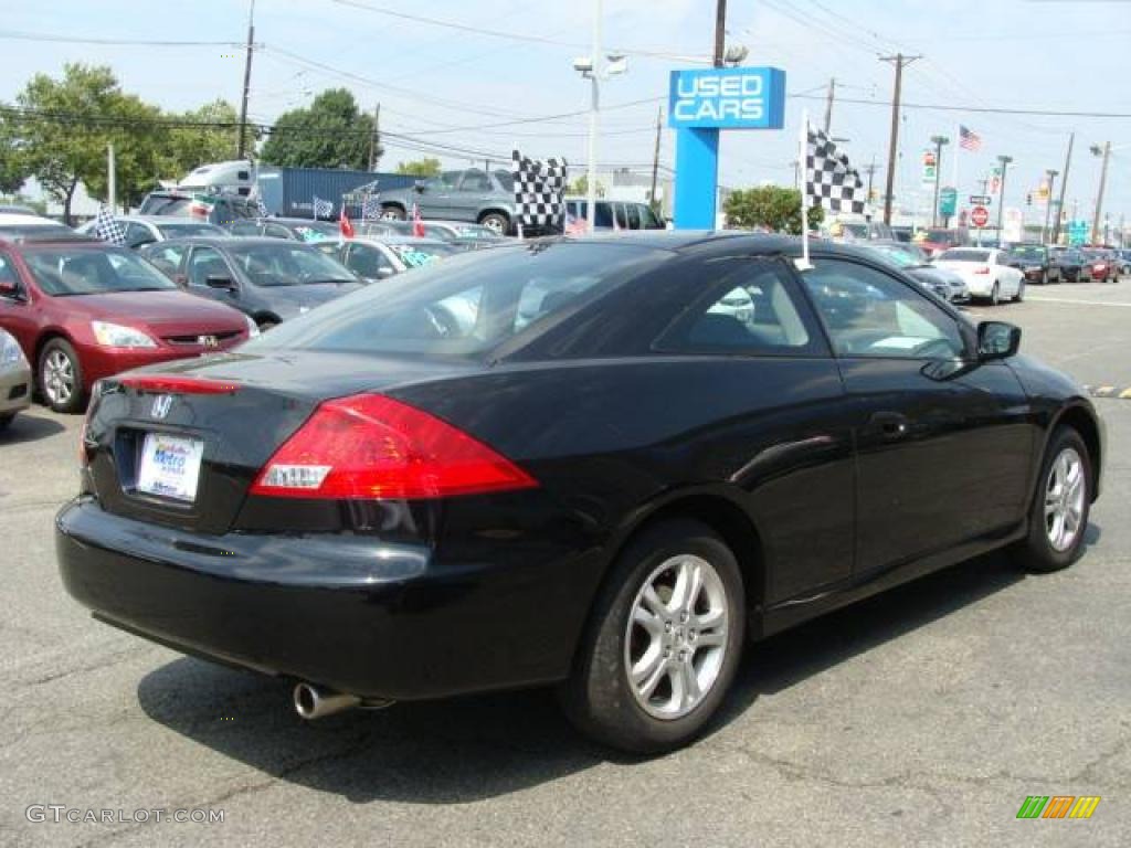 2006 Accord EX Coupe - Nighthawk Black Pearl / Black photo #4