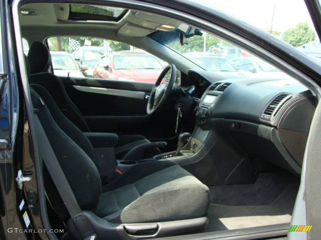 2006 Accord EX Coupe - Nighthawk Black Pearl / Black photo #8