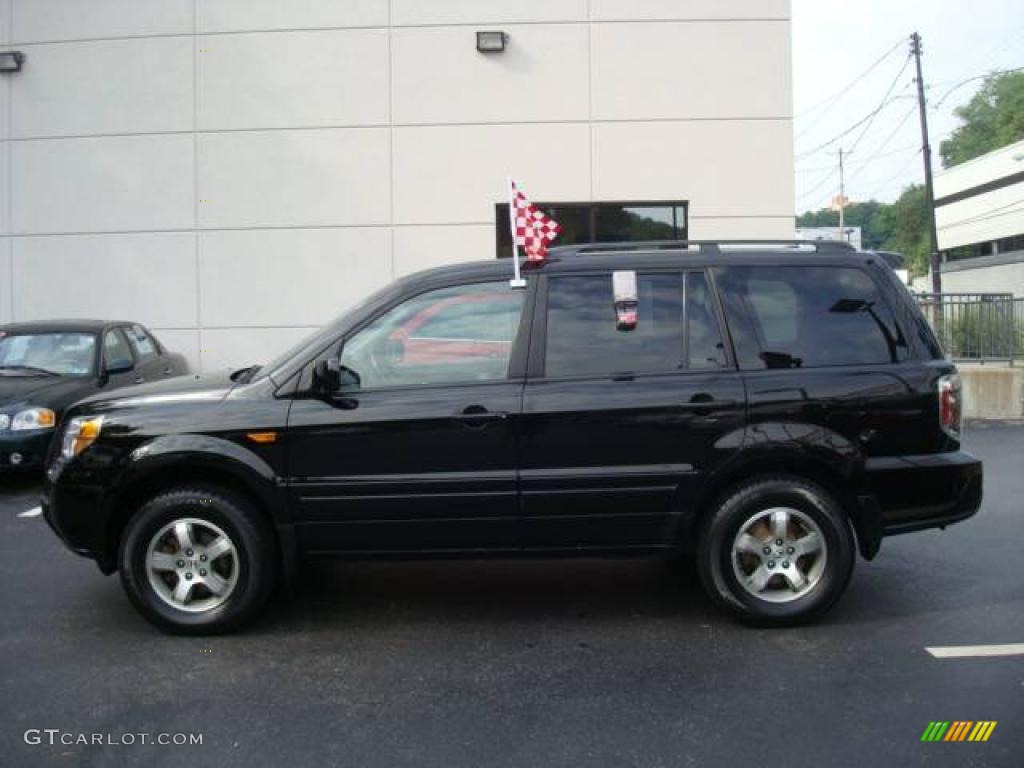 2007 Pilot EX-L 4WD - Formal Black / Gray photo #1