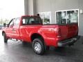 2002 Red Clearcoat Ford F250 Super Duty XLT SuperCab 4x4  photo #7
