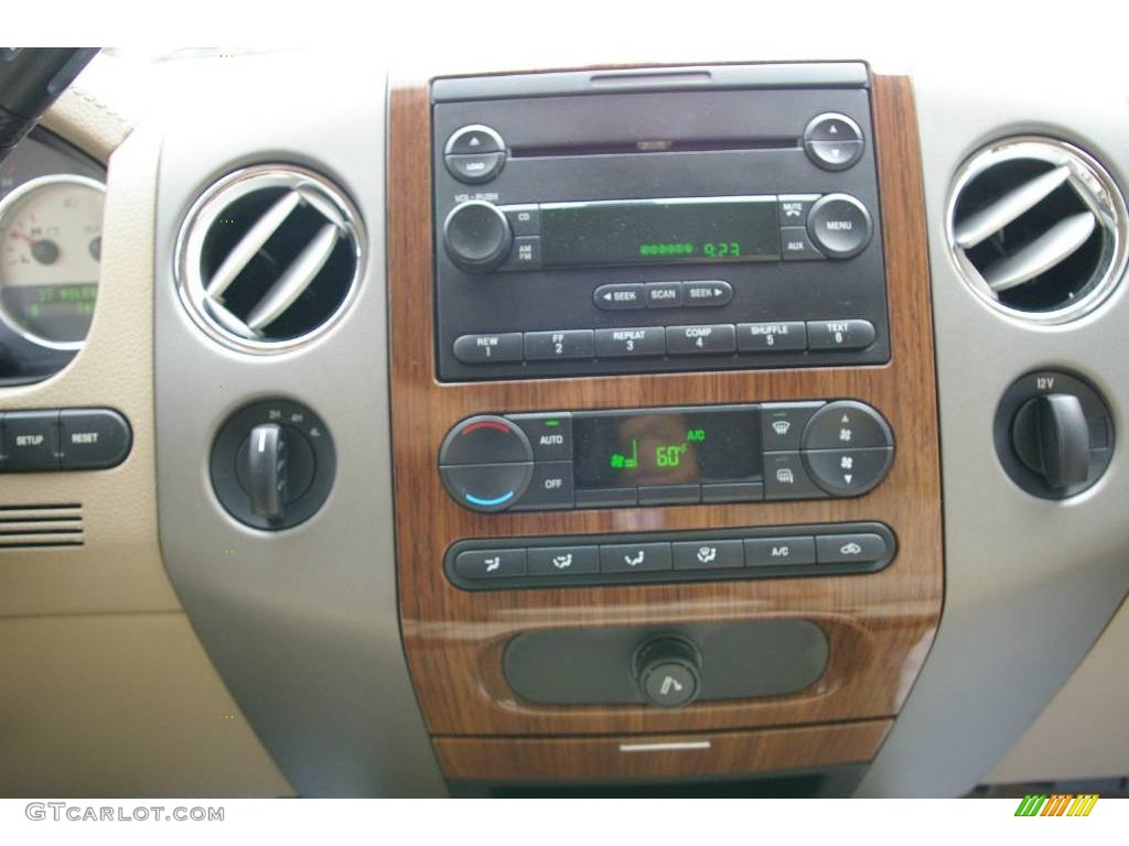 2004 F150 Lariat SuperCab 4x4 - Bright Red / Tan photo #8