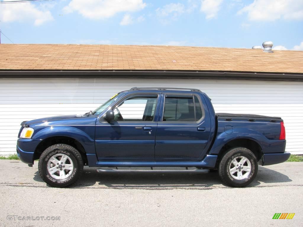 2005 Explorer Sport Trac XLT 4x4 - Dark Blue Pearl Metallic / Medium Dark Flint photo #1