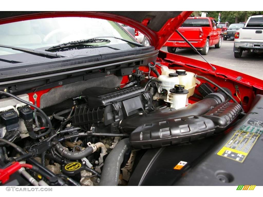 2004 F150 Lariat SuperCab 4x4 - Bright Red / Tan photo #14