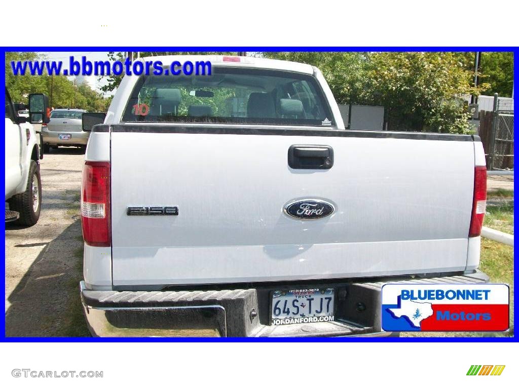 2008 F150 XL SuperCrew 4x4 - Oxford White / Medium/Dark Flint photo #5