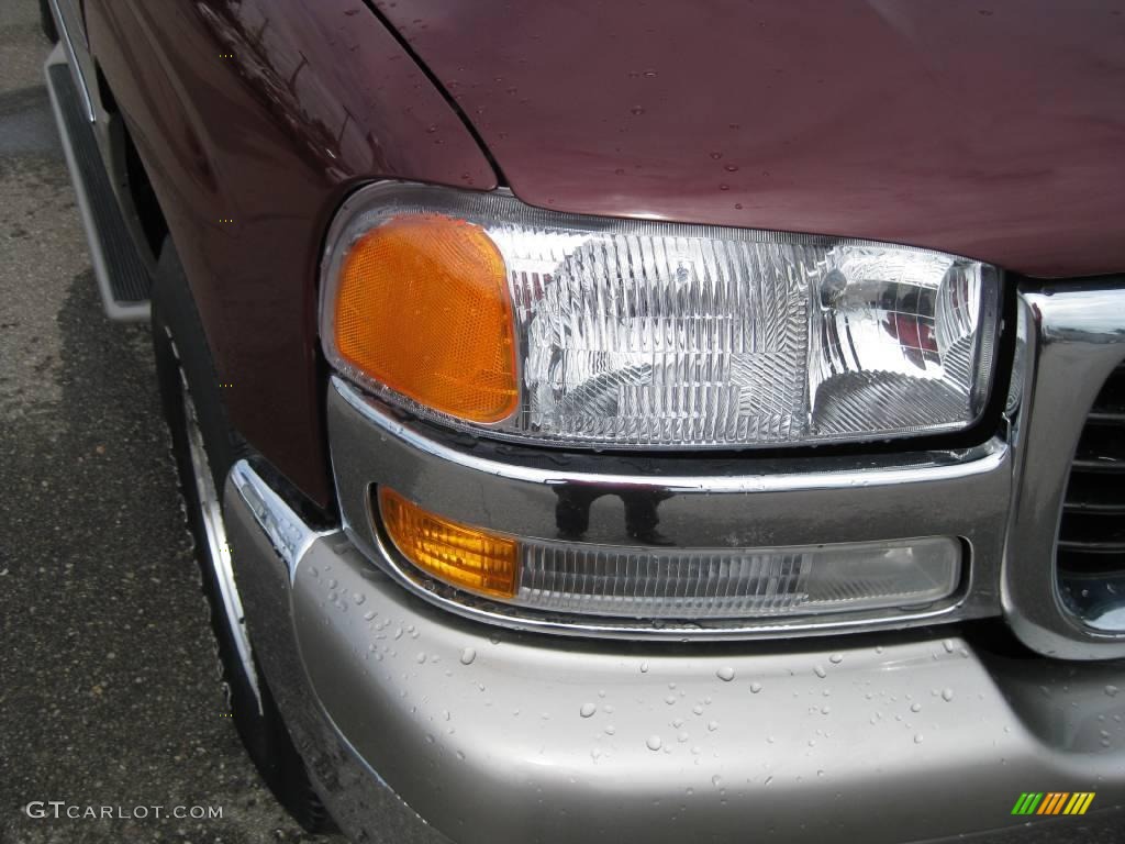 2002 Sierra 1500 SLE Extended Cab 4x4 - Dark Toreador Red Metallic / Graphite photo #15