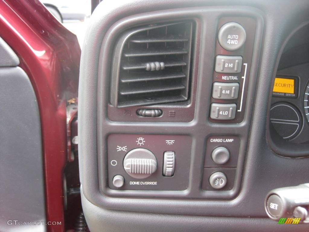 2002 Sierra 1500 SLE Extended Cab 4x4 - Dark Toreador Red Metallic / Graphite photo #26