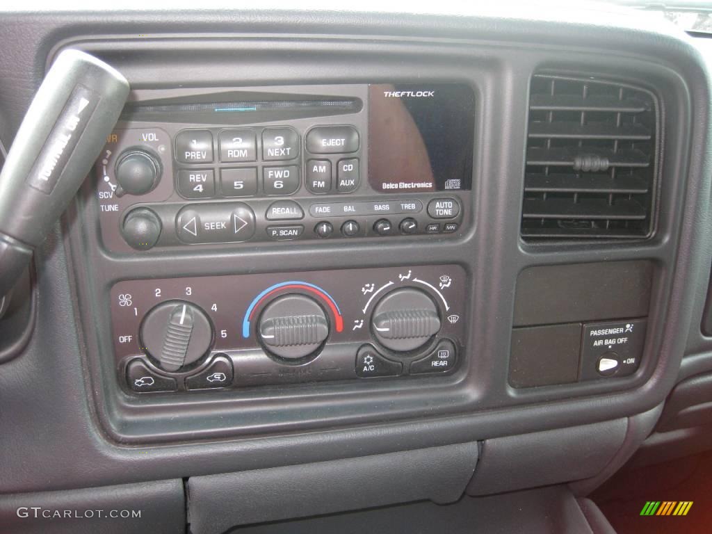 2002 Sierra 1500 SLE Extended Cab 4x4 - Dark Toreador Red Metallic / Graphite photo #29
