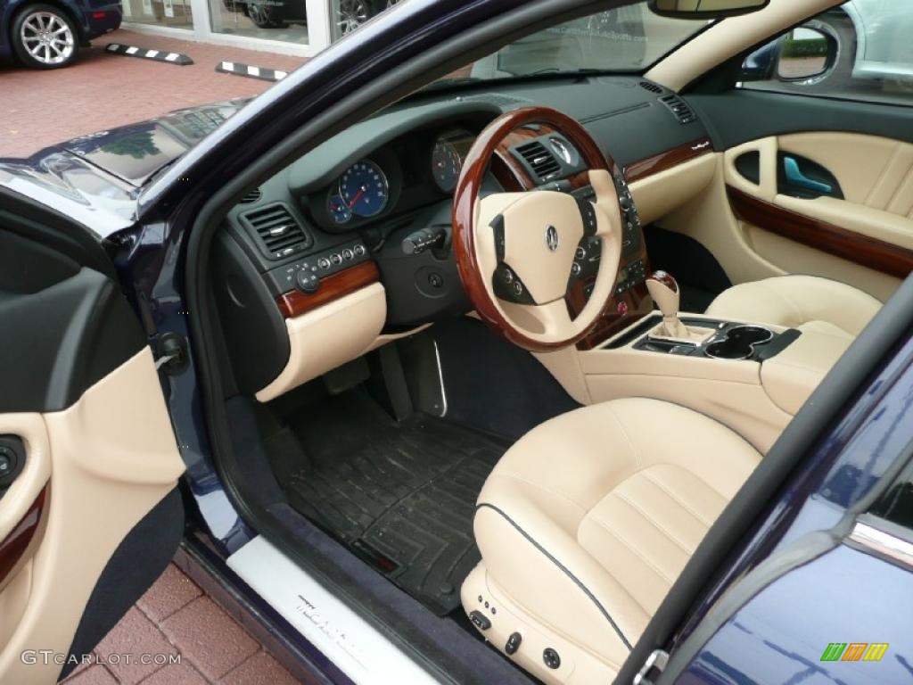 2009 Quattroporte  - Blu Nettuno (Blue) / Sabbia photo #12