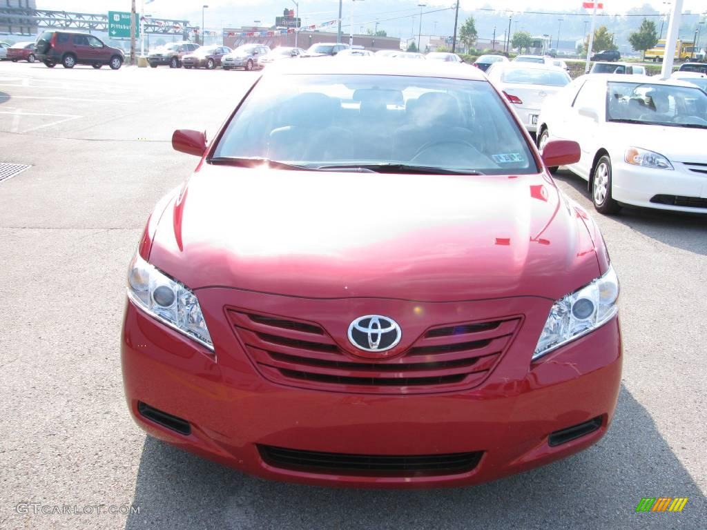 2008 Camry LE - Barcelona Red Metallic / Bisque photo #9