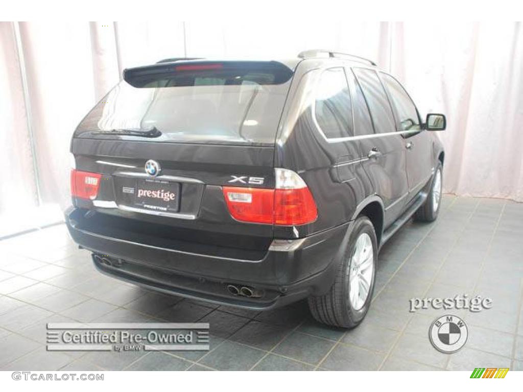 2006 X5 4.4i - Jet Black / Beige photo #4