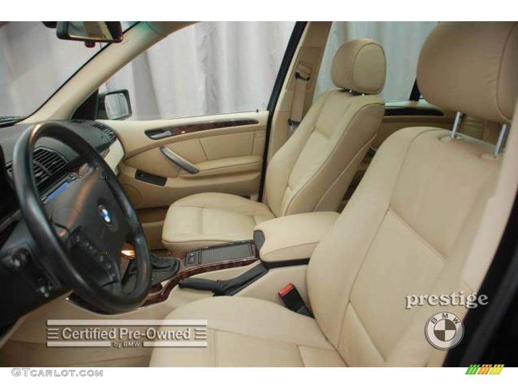 2006 X5 4.4i - Jet Black / Beige photo #9