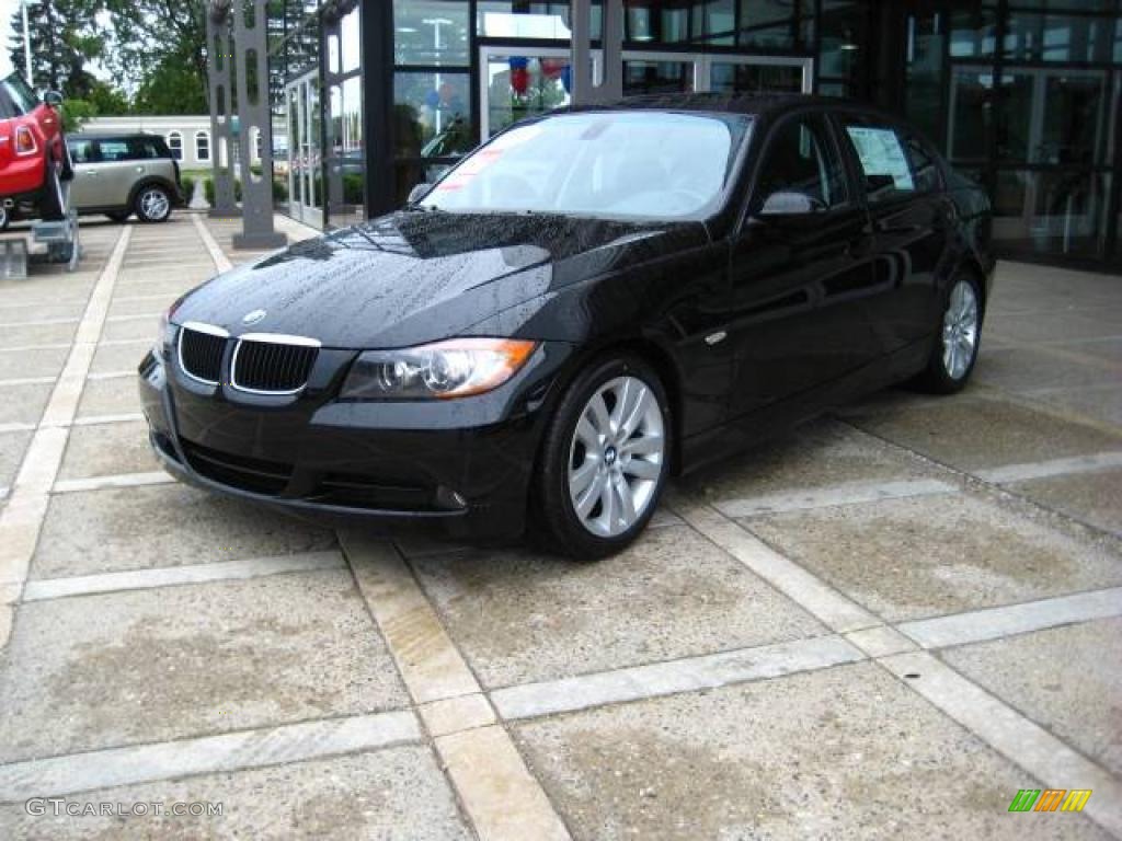 2006 3 Series 325i Sedan - Jet Black / Black photo #4