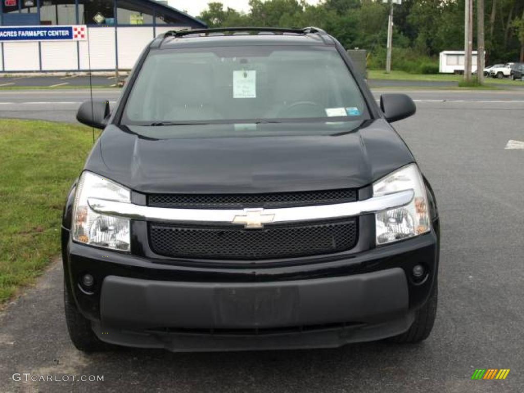 2005 Equinox LT AWD - Black / Light Gray photo #3