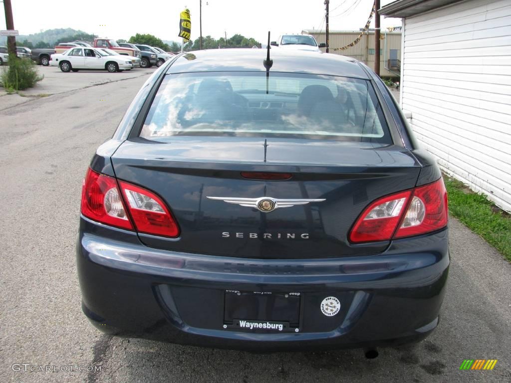 2008 Sebring LX Sedan - Modern Blue Pearl / Dark Slate Gray/Light Slate Gray photo #3