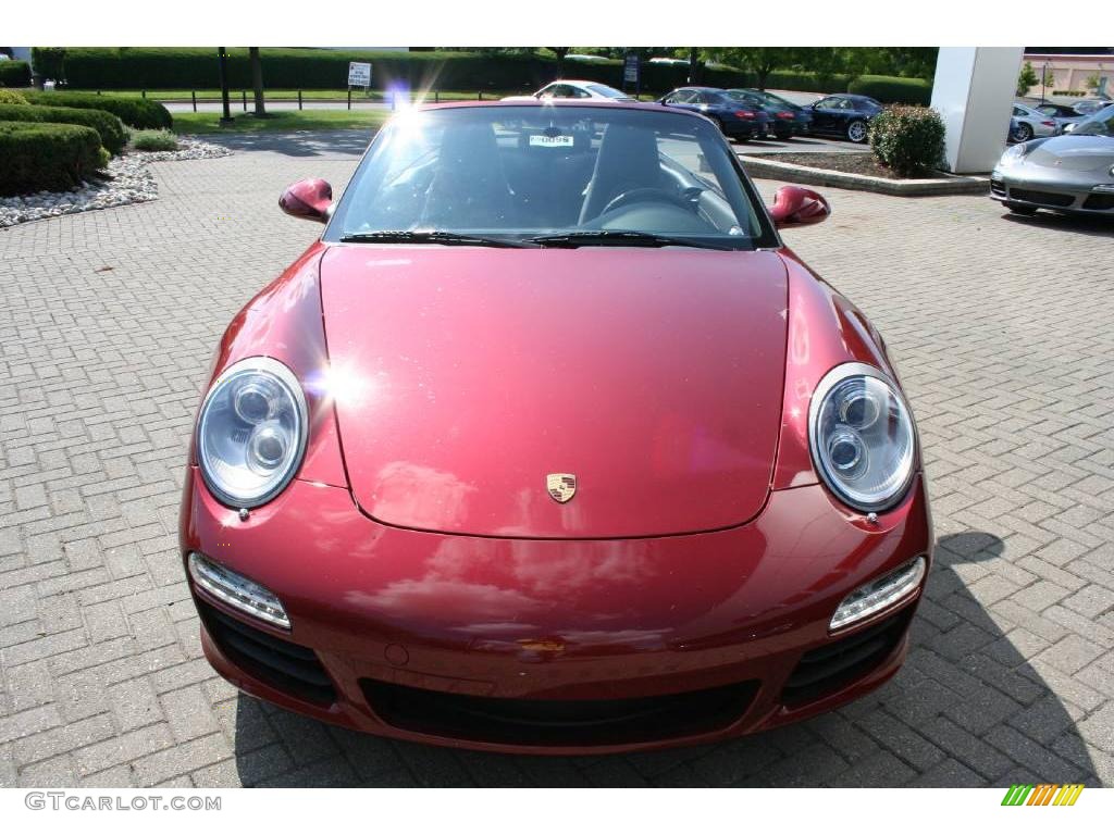 2009 911 Carrera S Cabriolet - Ruby Red Metallic / Black photo #2