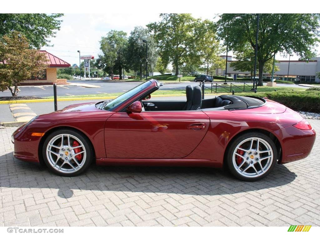 2009 911 Carrera S Cabriolet - Ruby Red Metallic / Black photo #4