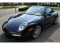 2009 Midnight Blue Metallic Porsche 911 Carrera S Cabriolet  photo #3