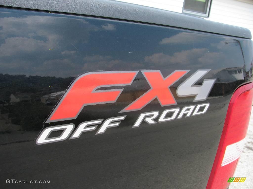 2005 F150 FX4 SuperCrew 4x4 - Black / Medium Flint/Dark Flint Grey photo #15