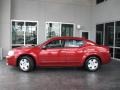 2008 Inferno Red Crystal Pearl Dodge Avenger SE  photo #6