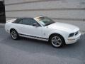 Performance White 2006 Ford Mustang V6 Deluxe Convertible