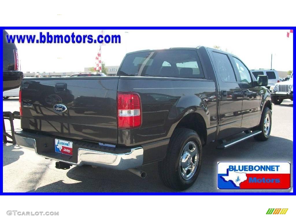 2006 F150 XLT SuperCrew - Dark Stone Metallic / Tan photo #4