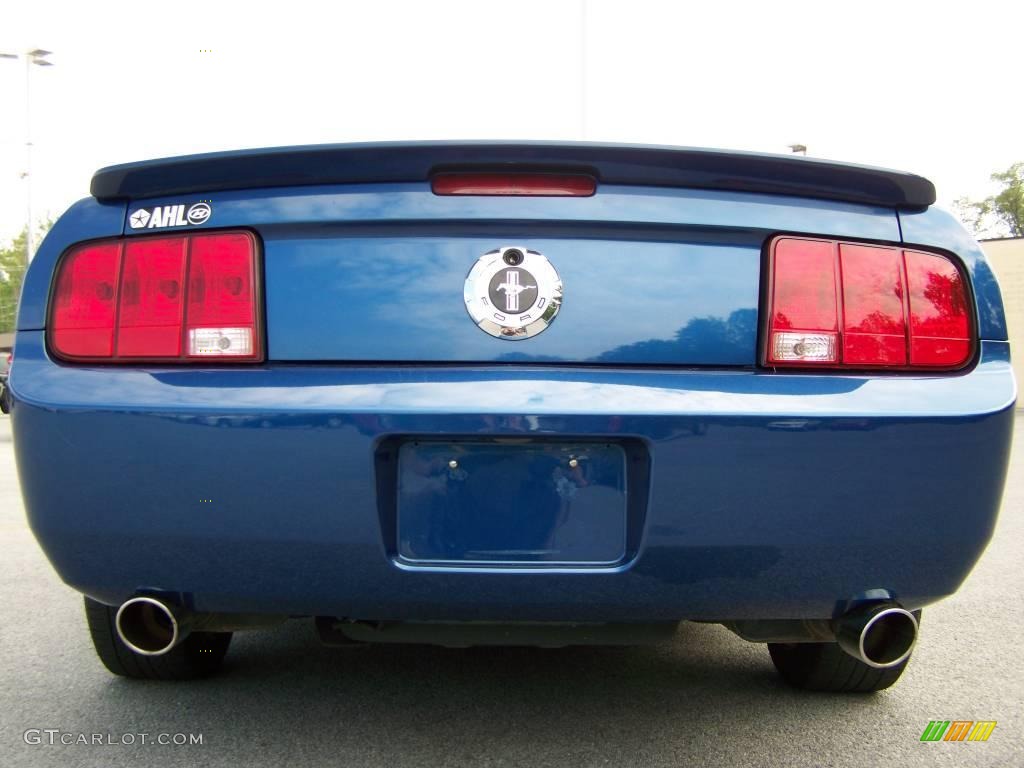 2007 Mustang V6 Premium Coupe - Vista Blue Metallic / Light Graphite photo #6