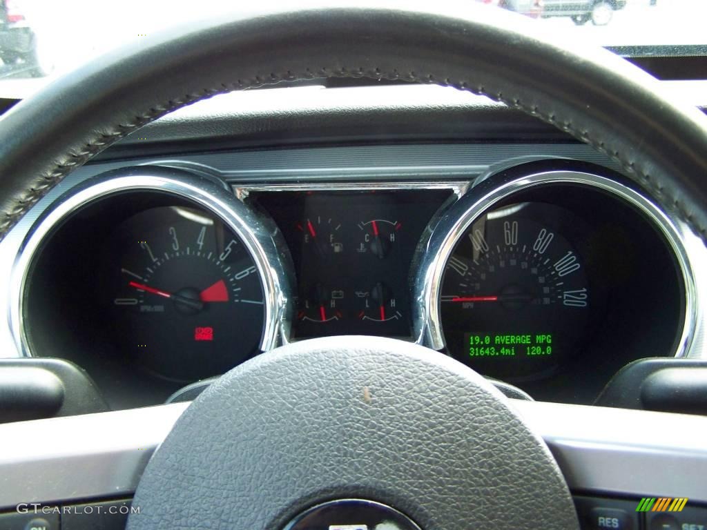 2007 Mustang V6 Premium Coupe - Vista Blue Metallic / Light Graphite photo #14