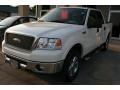 2008 Oxford White Ford F150 Lariat SuperCrew 4x4  photo #1