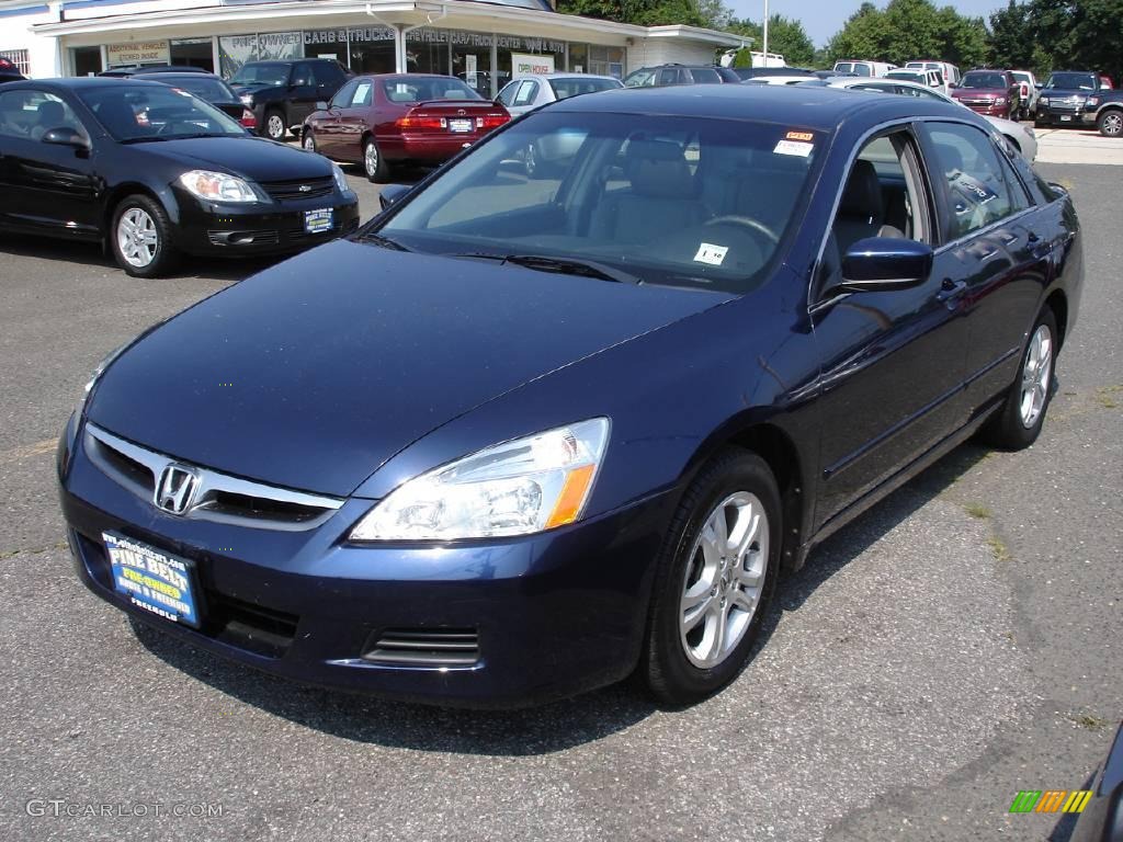 2006 Accord EX-L Sedan - Royal Blue Pearl / Gray photo #1