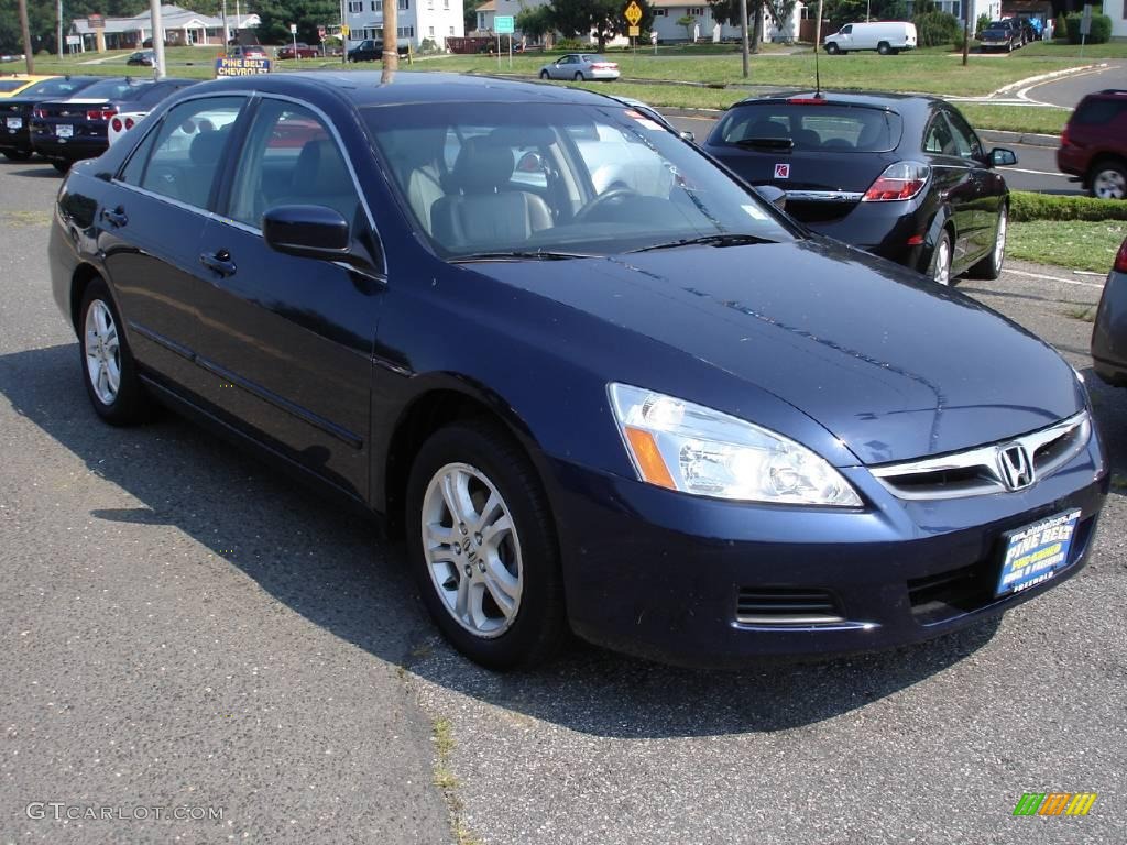 2006 Accord EX-L Sedan - Royal Blue Pearl / Gray photo #2