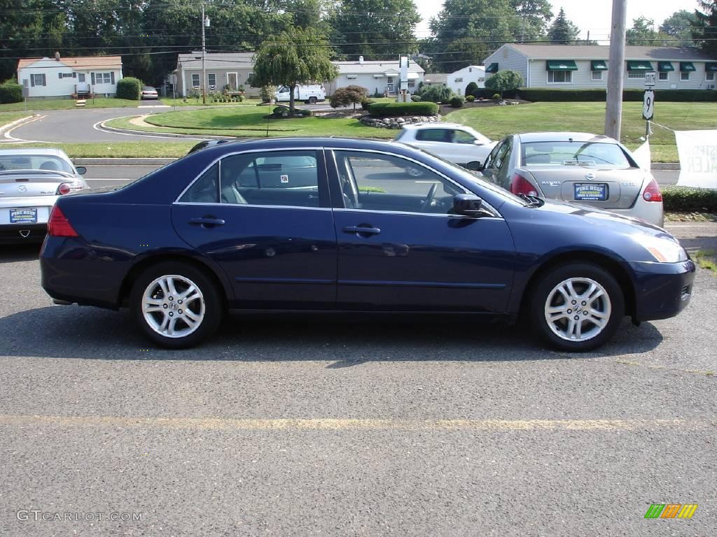 2006 Accord EX-L Sedan - Royal Blue Pearl / Gray photo #3