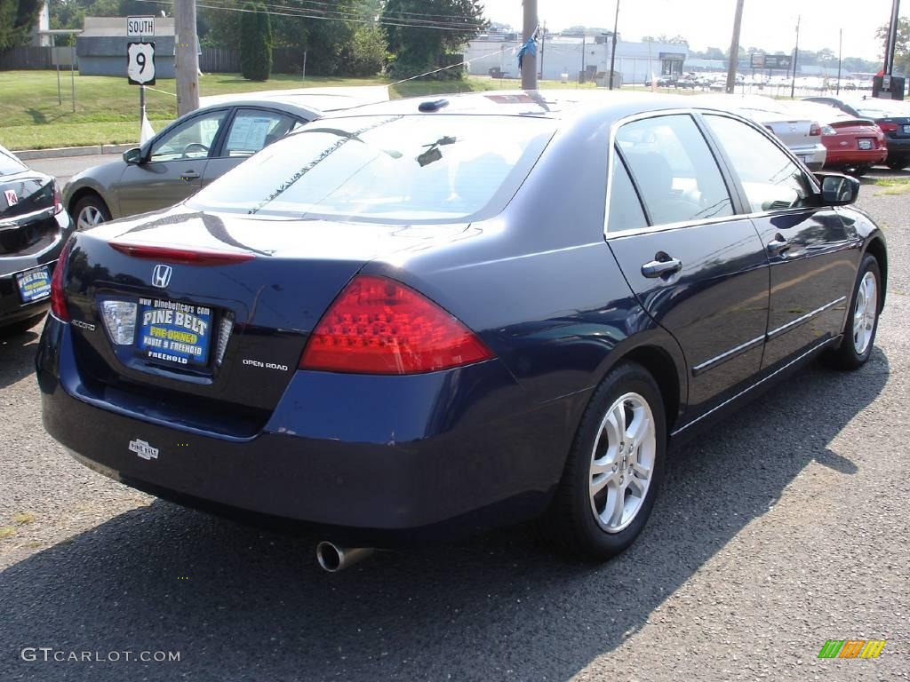 2006 Accord EX-L Sedan - Royal Blue Pearl / Gray photo #4
