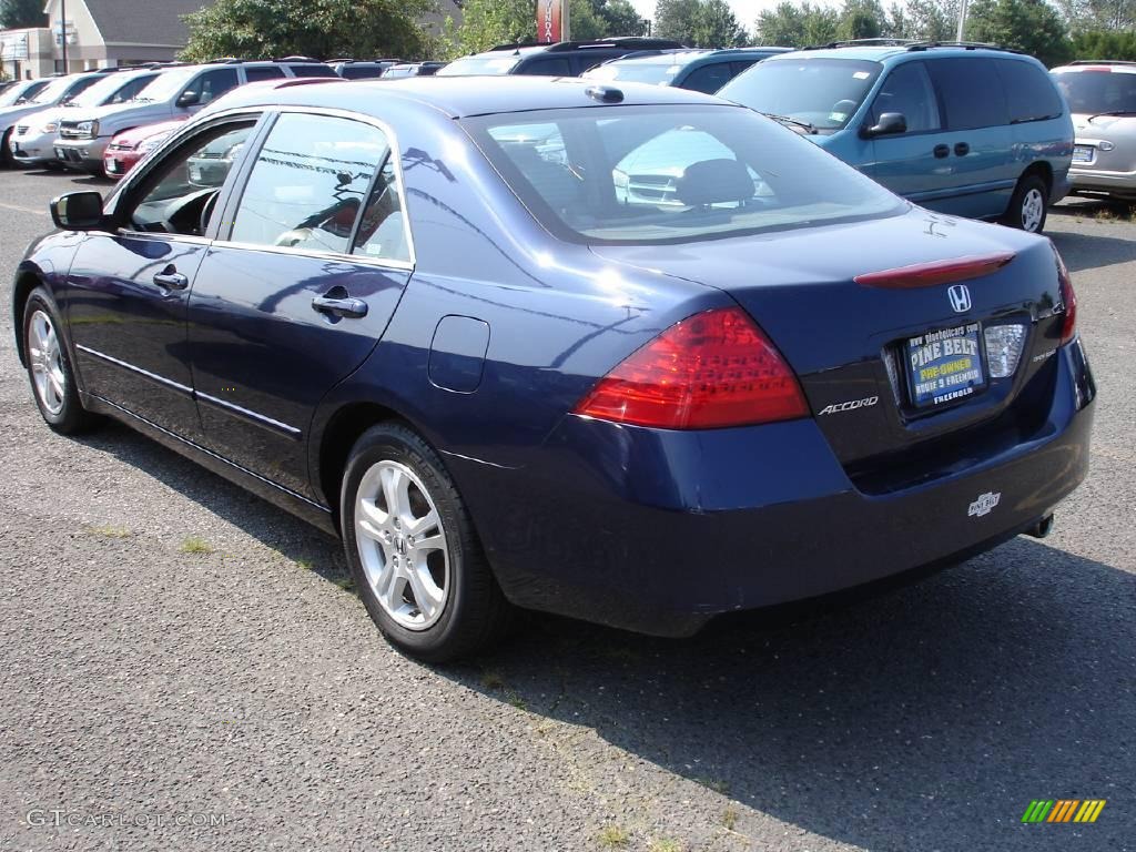 2006 Accord EX-L Sedan - Royal Blue Pearl / Gray photo #5