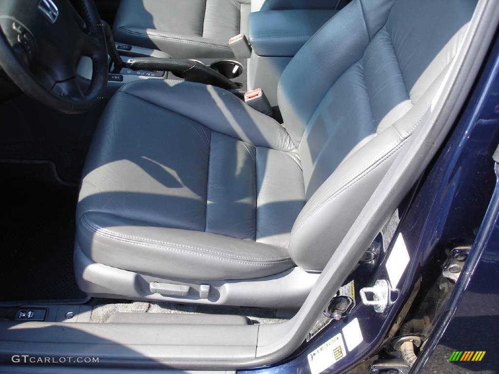 2006 Accord EX-L Sedan - Royal Blue Pearl / Gray photo #8
