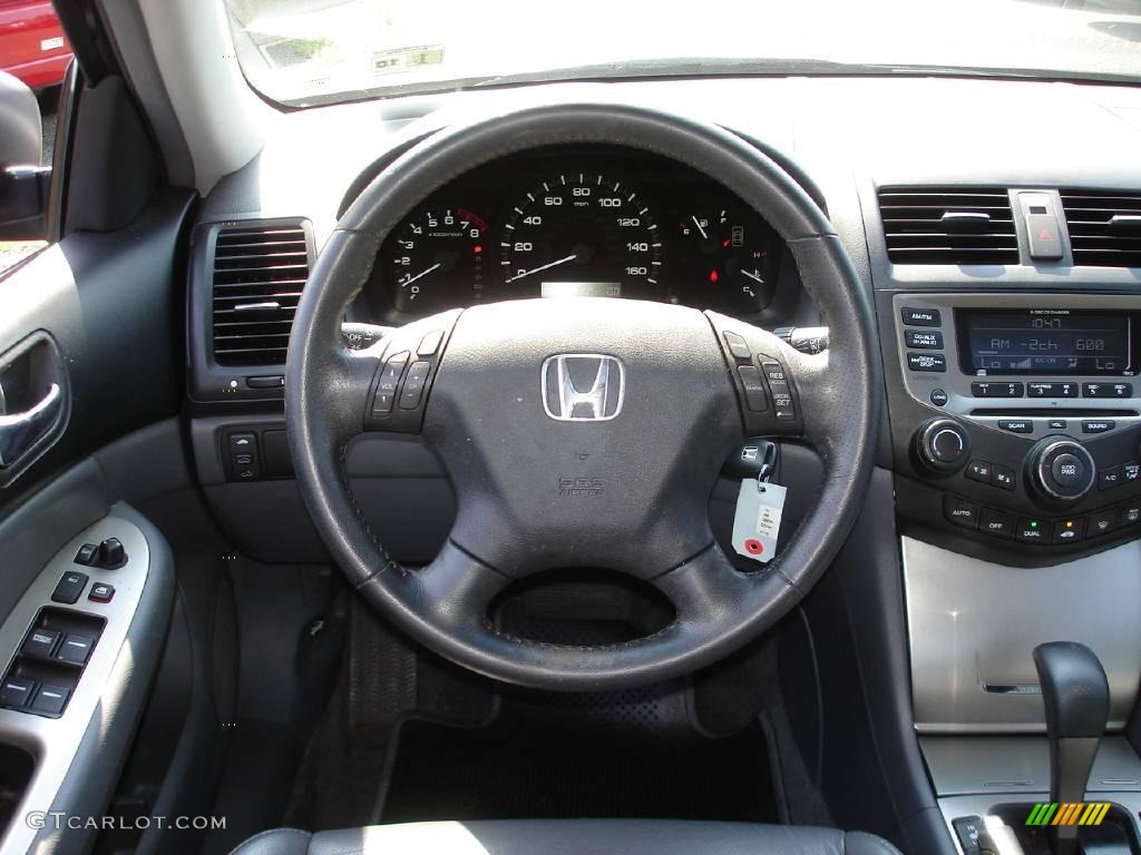 2006 Accord EX-L Sedan - Royal Blue Pearl / Gray photo #11
