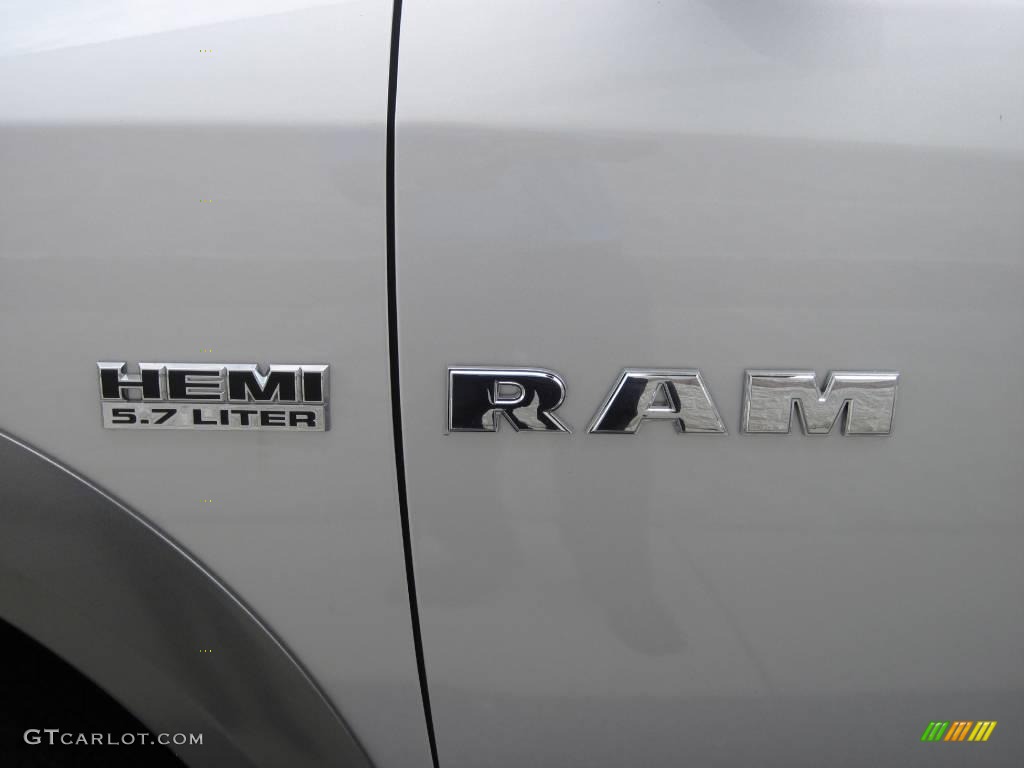 2009 Ram 1500 SLT Crew Cab 4x4 - Bright Silver Metallic / Dark Slate/Medium Graystone photo #10